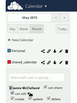 owncloud share calendar3